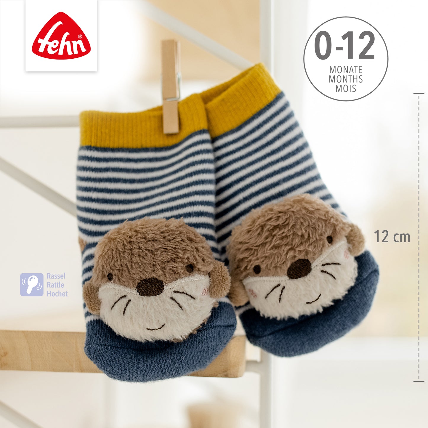 Rasselsocken Otter Theo